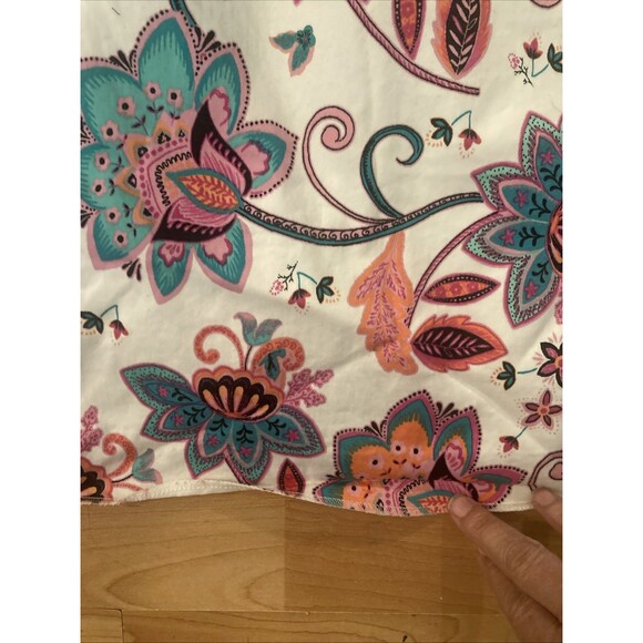 NINE WEST Size 4 Jacobean Floral Fully Lined Shift  Dress w/Pockets - Picture 3 of 11